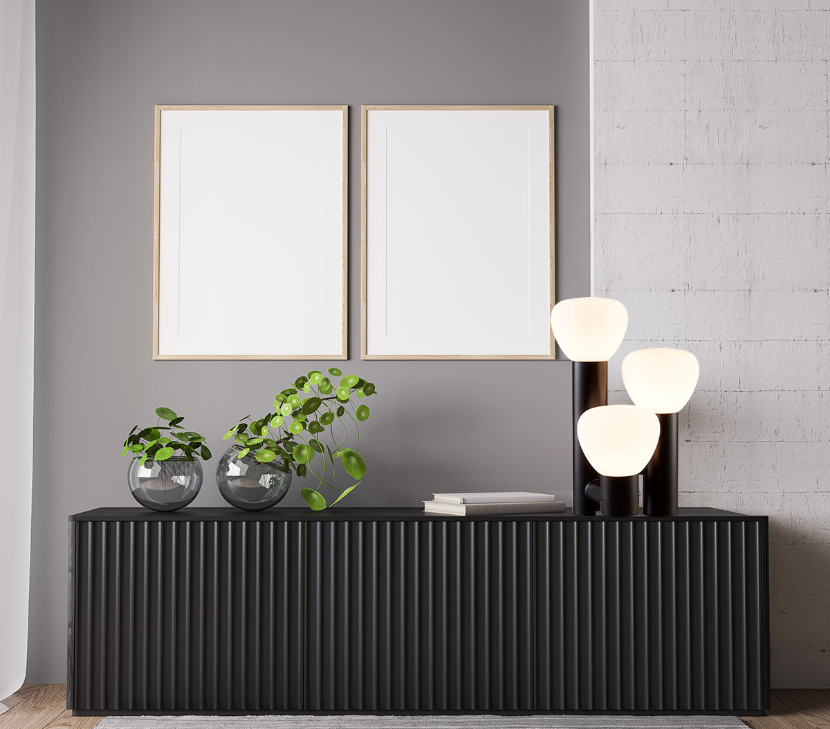 מנורת שולחן רייגן | שחור