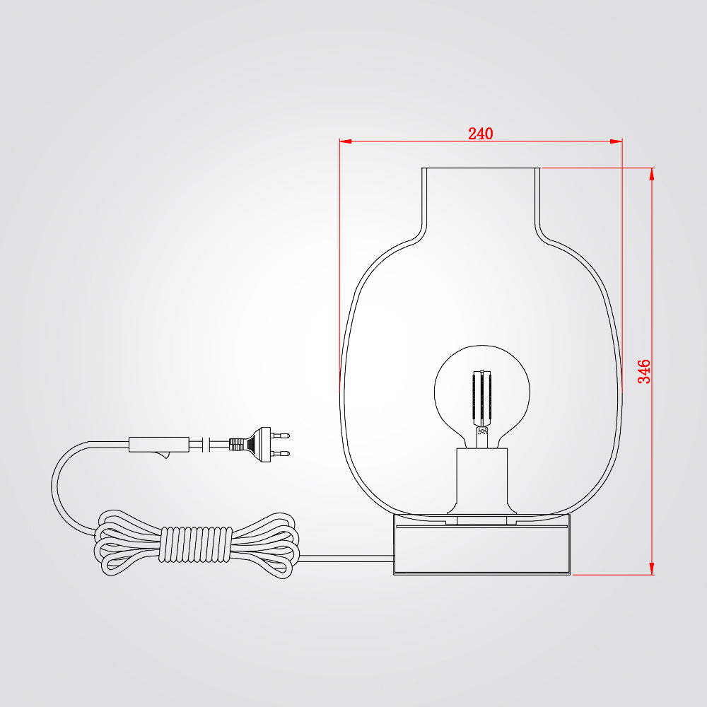 מנורת שולחן נחמי דגם| B