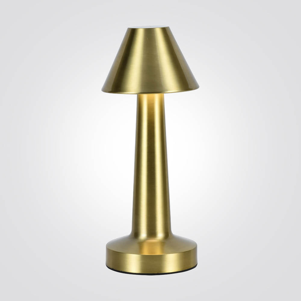 מנורת שולחן בר נטענת בילה שחור| נחושת| רוז גולד