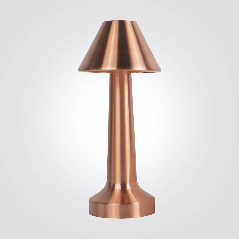 מנורת שולחן בר נטענת בילה שחור| נחושת| רוז גולד