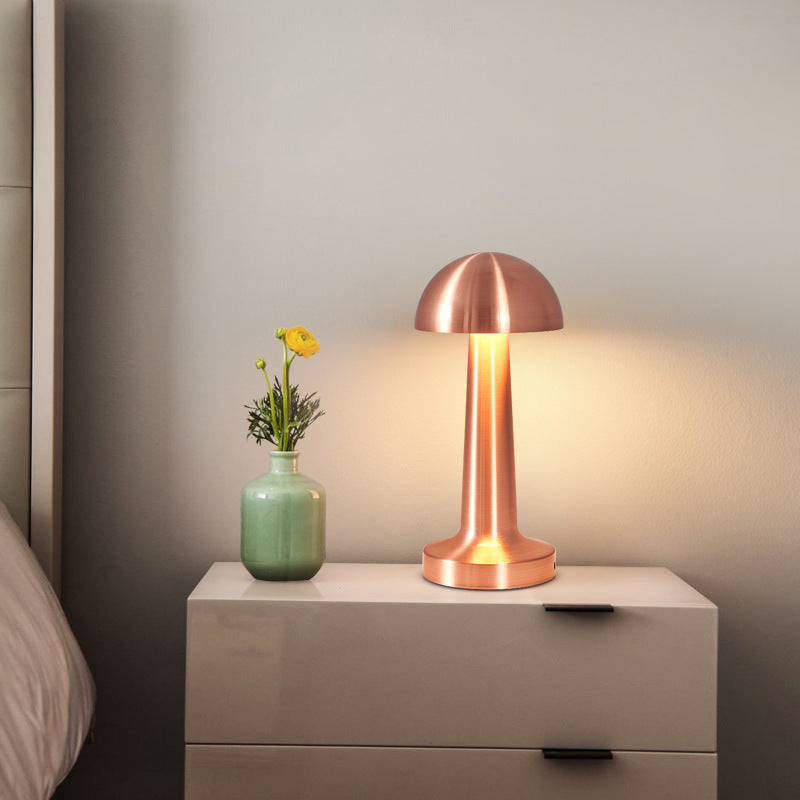 מנורת שולחן בר נטענת בוניטה שחור| נחושת| רוז גולד