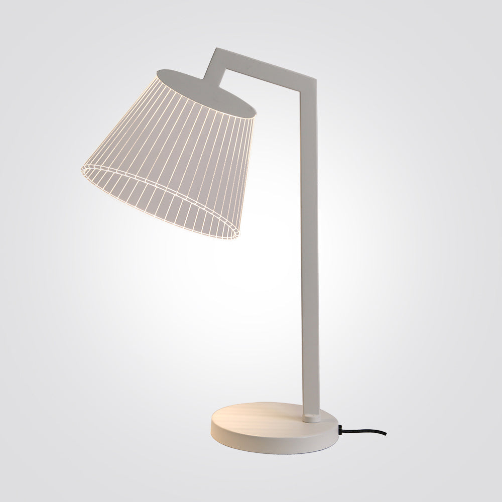 |מנורת שולחן הולוגרמה יואל לבן דגם B