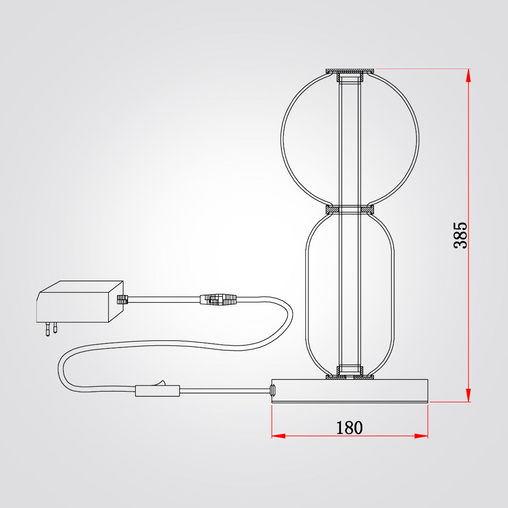 מנורת שולחן לוקה דגם| A