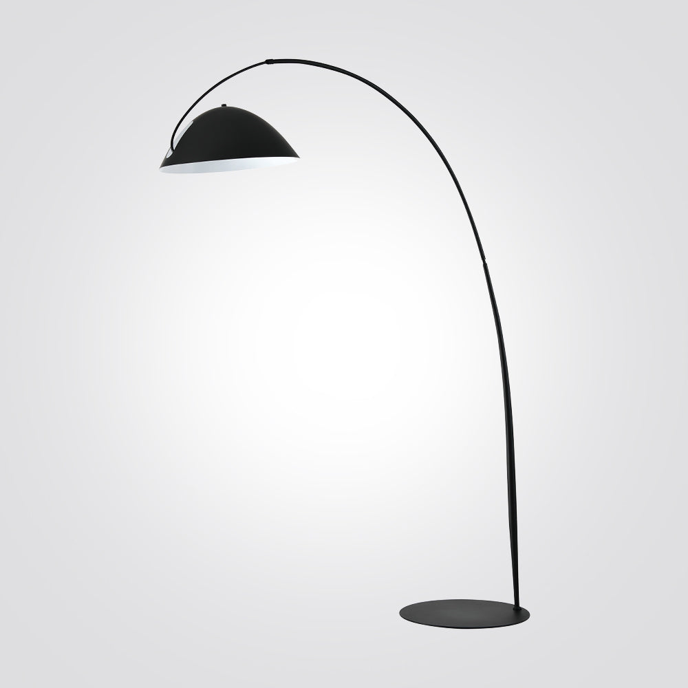 מנורת עמידה קשת אהיל שחור