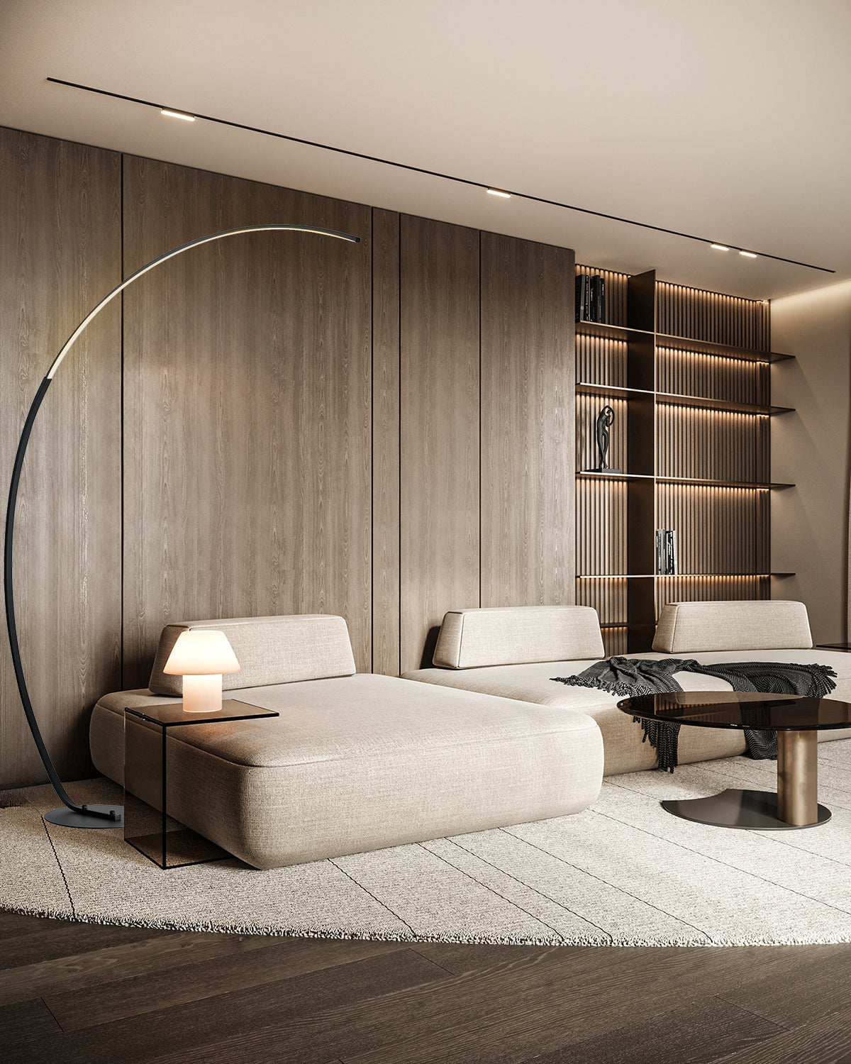 מנורת עמידה קשת LED