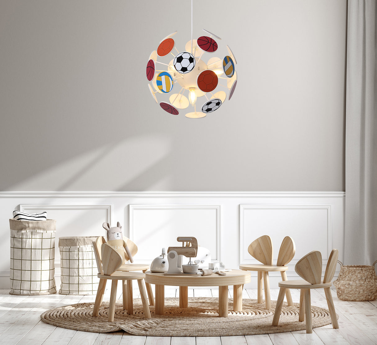 מנורת תליה ילדים בדר כדורים