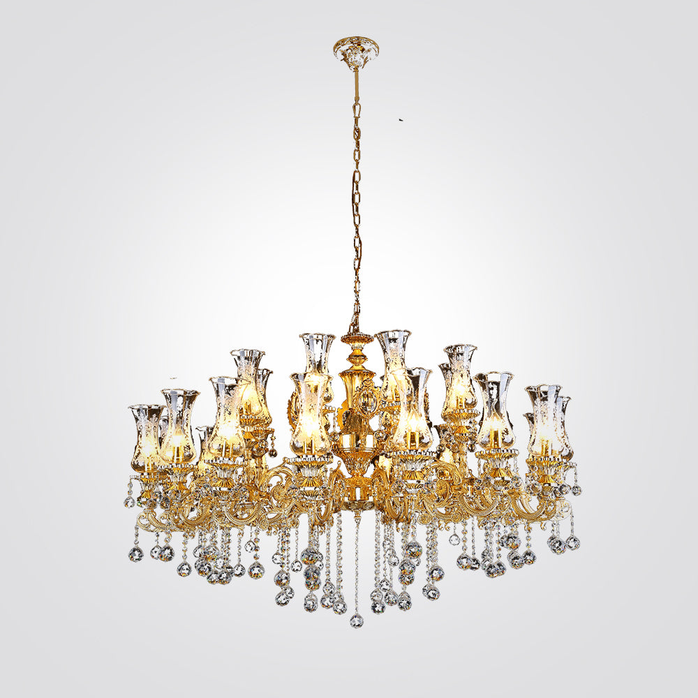 מנורת תלייה יוקרתית ליסבון 24 קנים