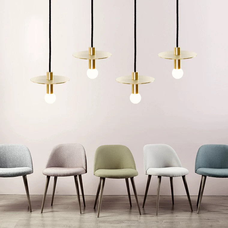 מנורת תלייה סאם| זהב מוברש