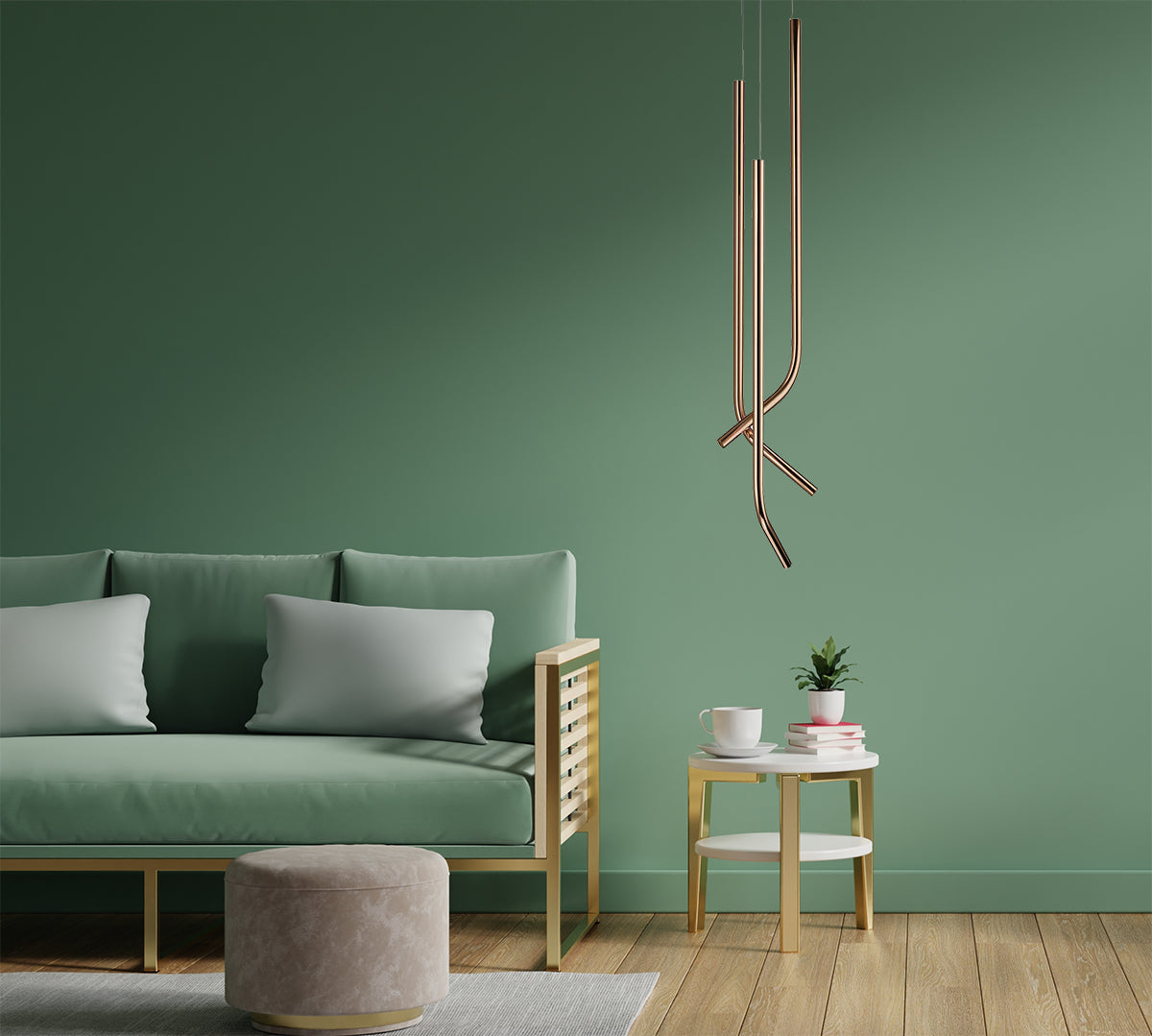 מנורת תלייה רומניה לד שלישיה