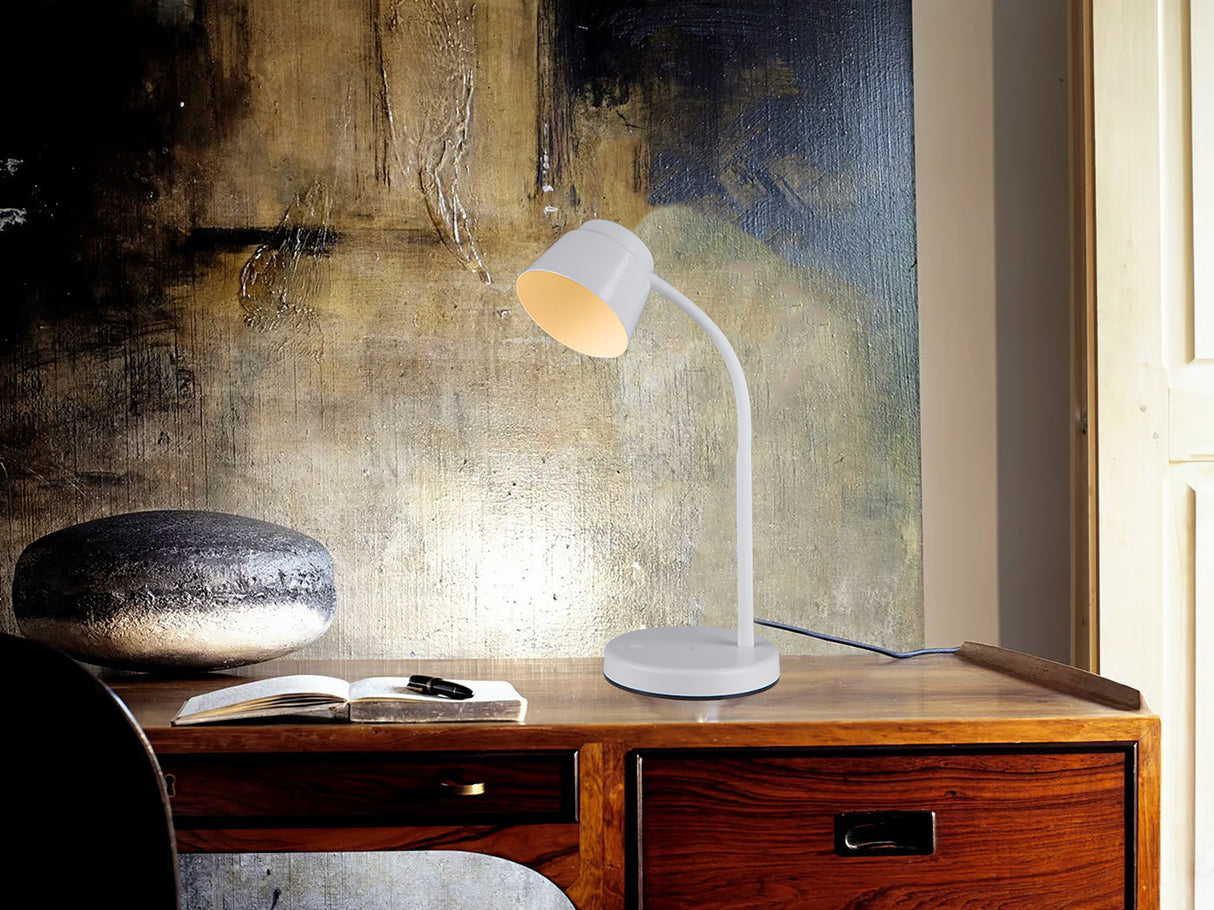 מנורת שולחן נורא לד שחור עם מתאם 6W