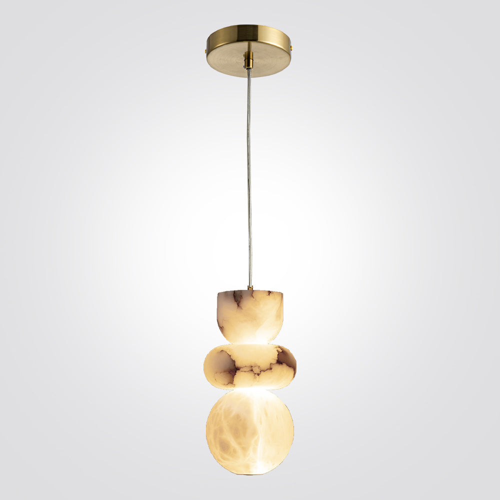 מנורת תלייה קסטלו – דגם A | שיש ספרדי 10W | 3000K