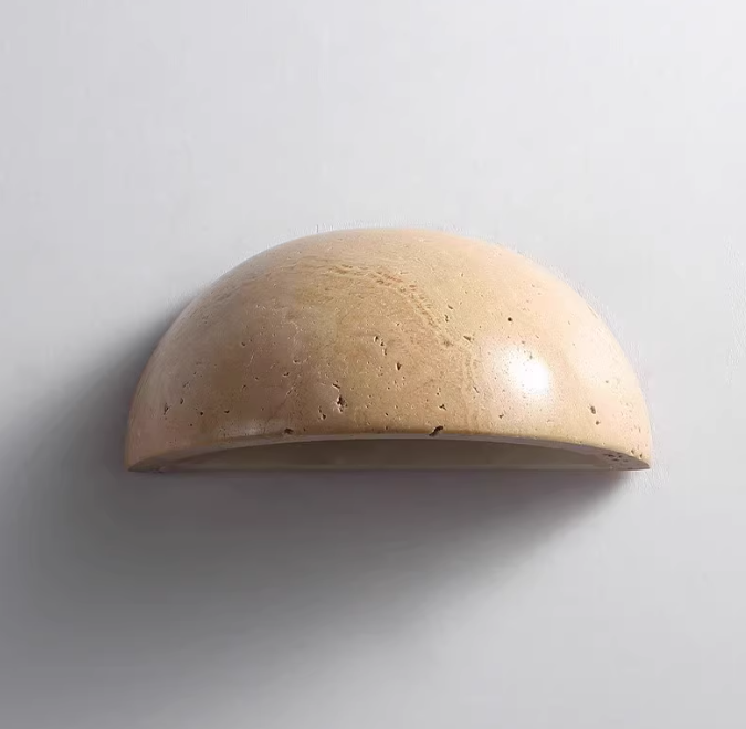 מנורת קיר ויקטור – טרוורטין טבעי | 7W | 3000K