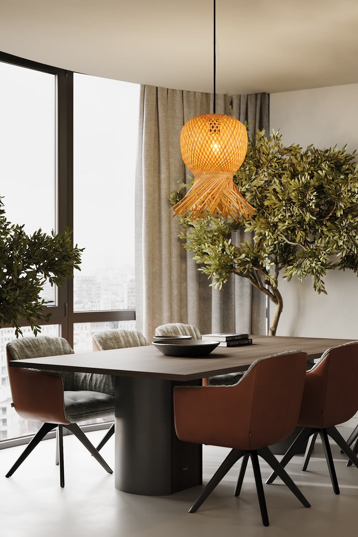 מנורת תלייה פאלג ראטן דגם| A