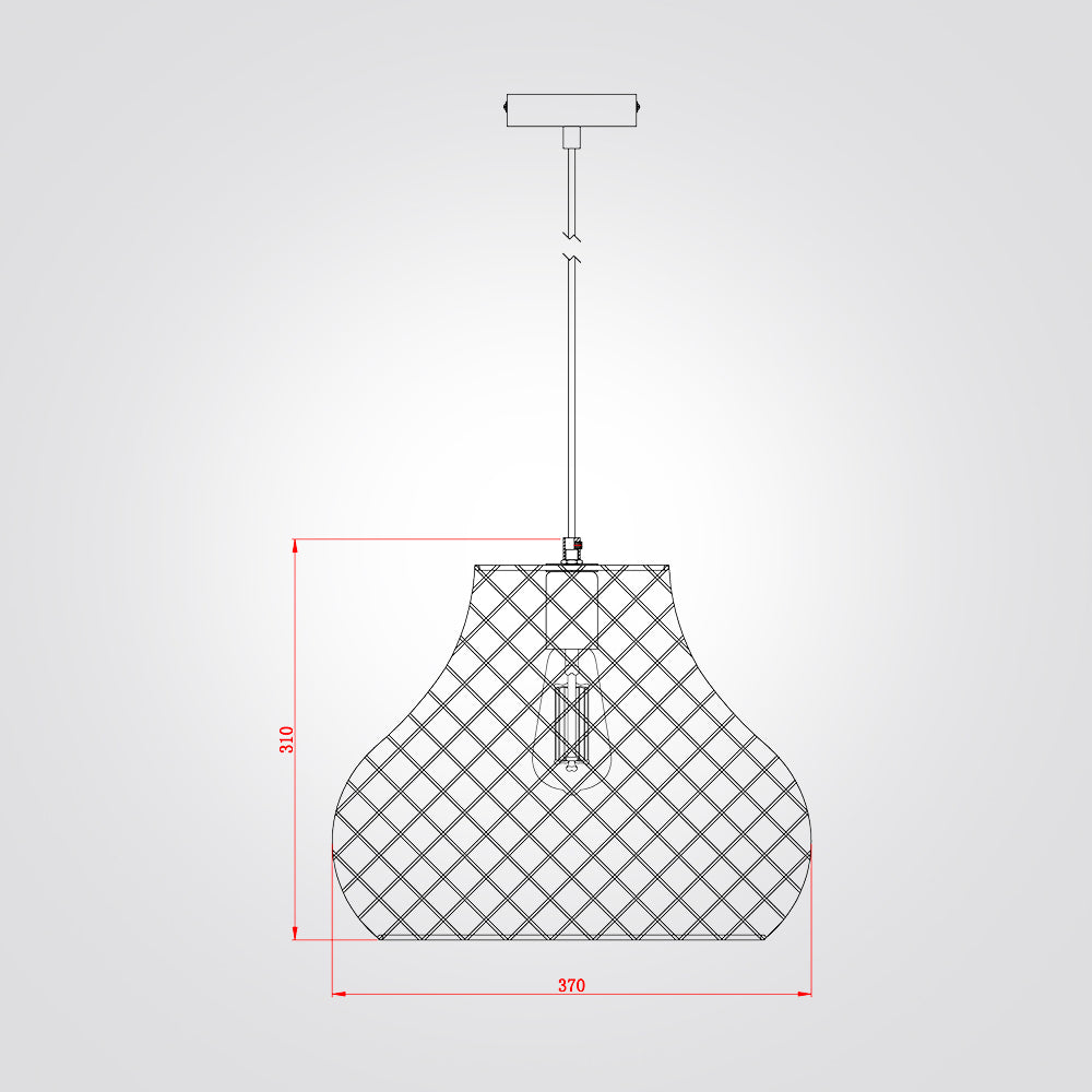 מנורת תלייה פאלג ראטן דגם| B