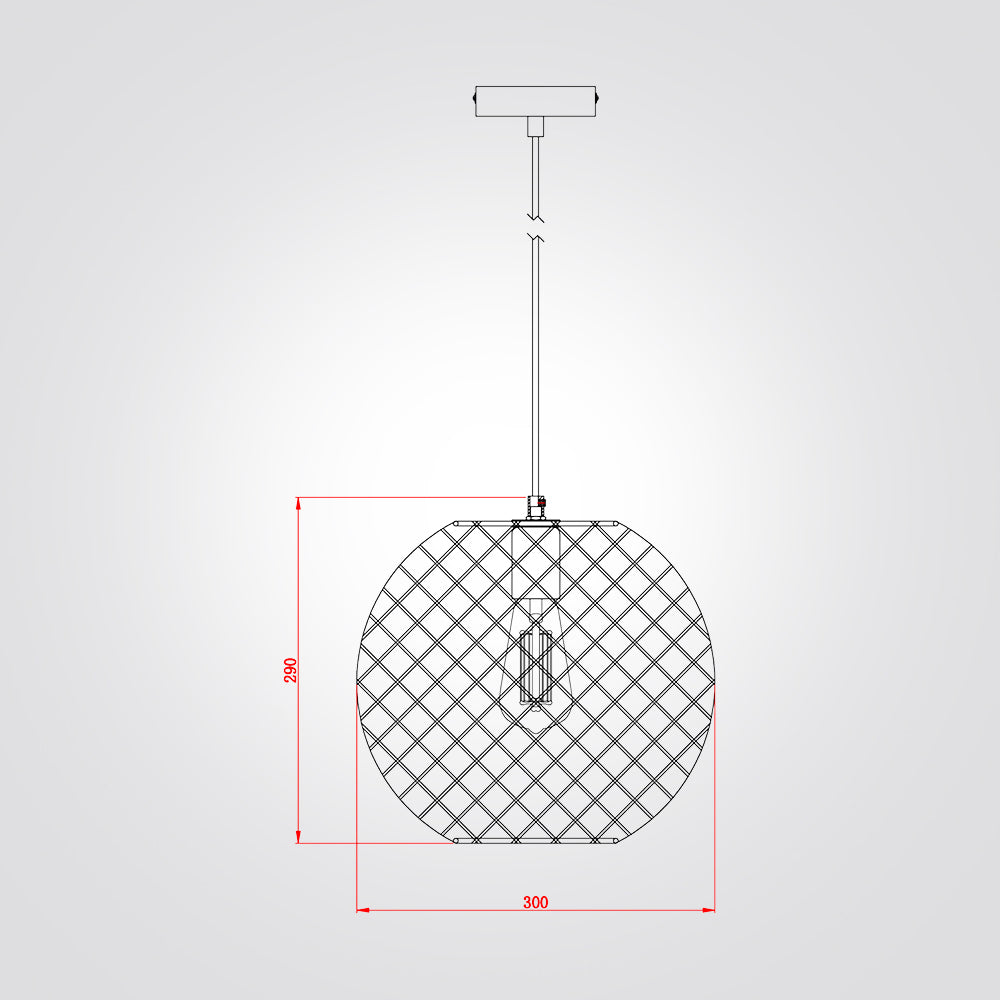 מנורת תלייה לונדון ראטן דגם| A