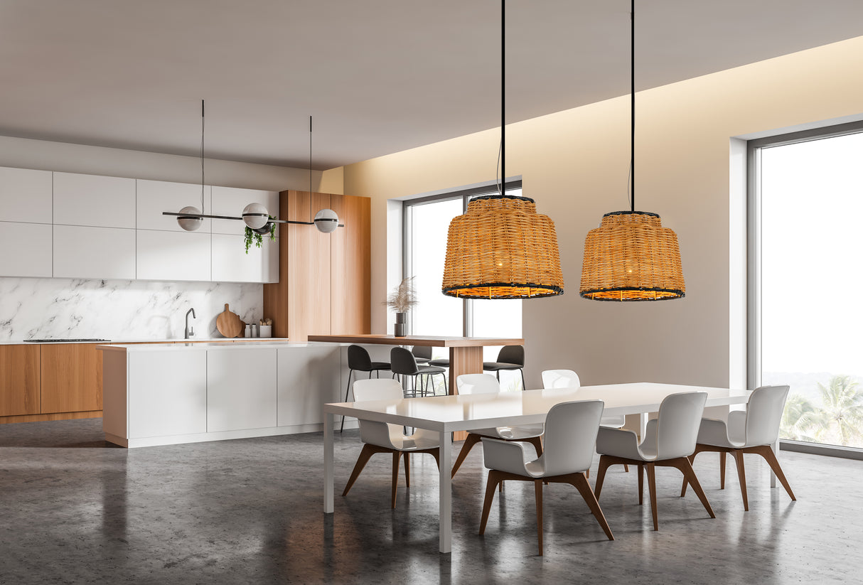 מנורת תלייה לונדון ראטן דגם| C