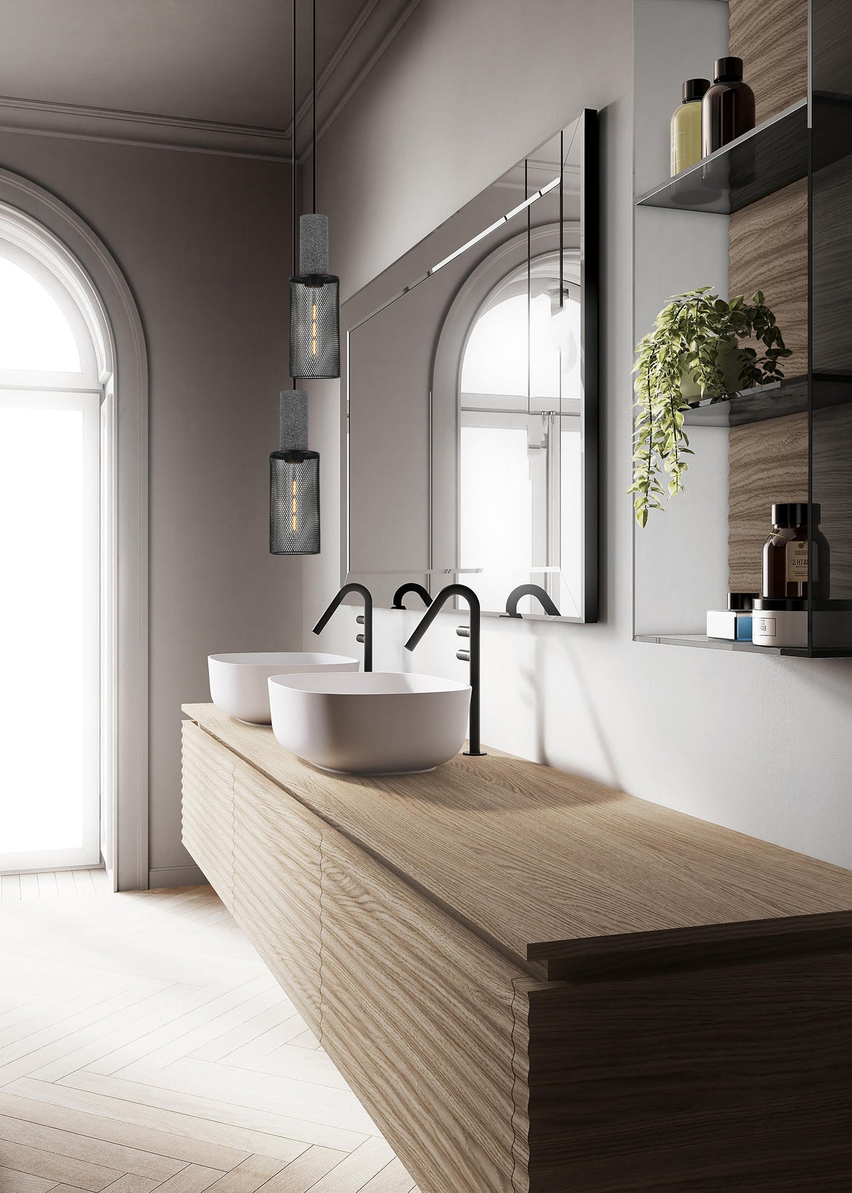 מנורת תלייה מתכת רשת ספירה דגם|A