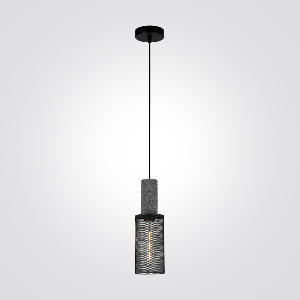 מנורת תלייה מתכת רשת ספירה דגם|A