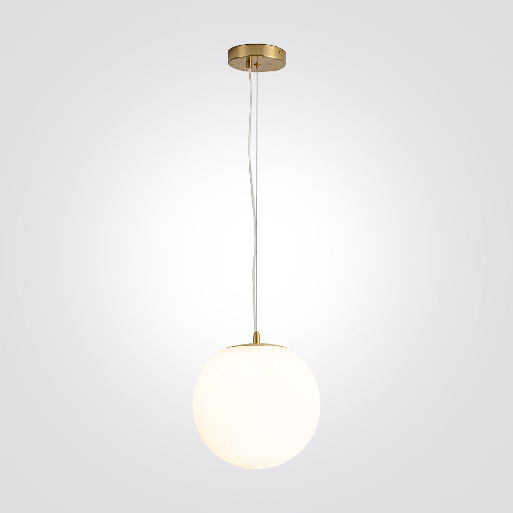 מנורת תלייה טסלה שיש ספרדי אמיתי בודד דגם| C