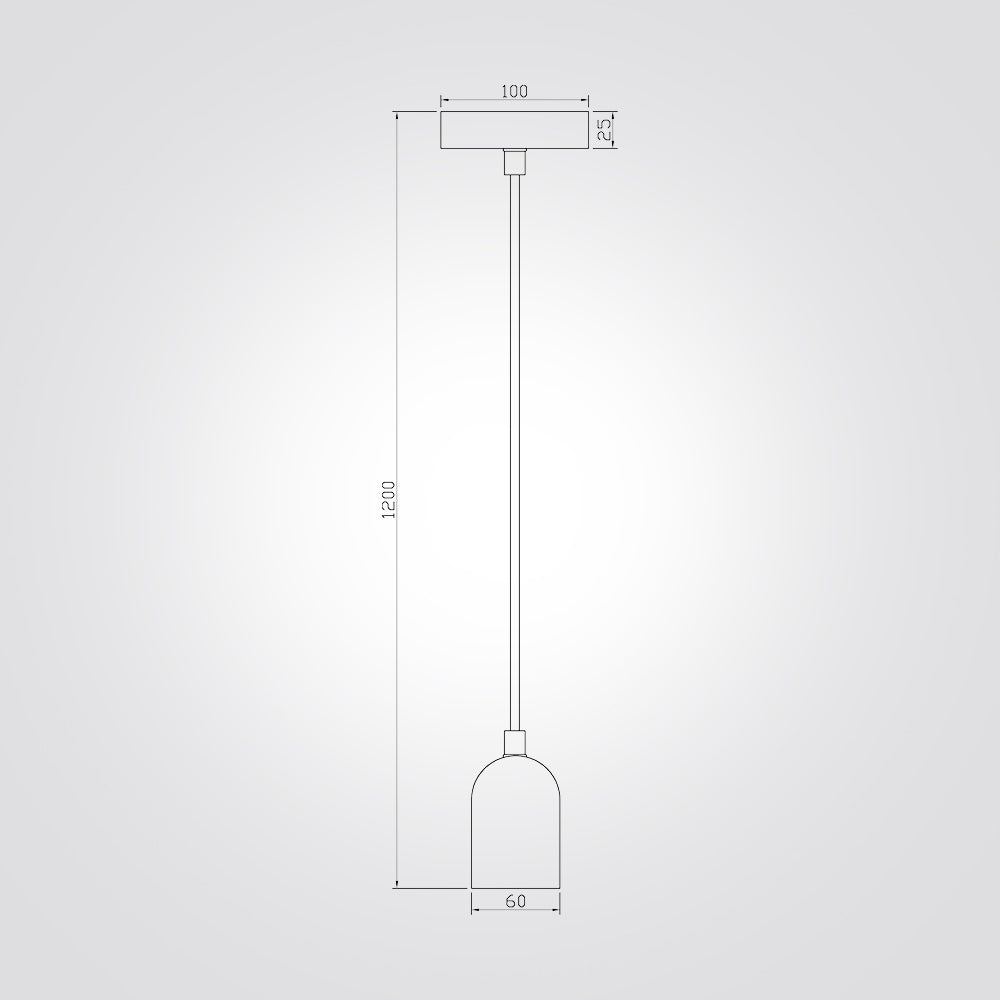 מנורת תלייה אמיר בטון טרצו אפור דגם| C