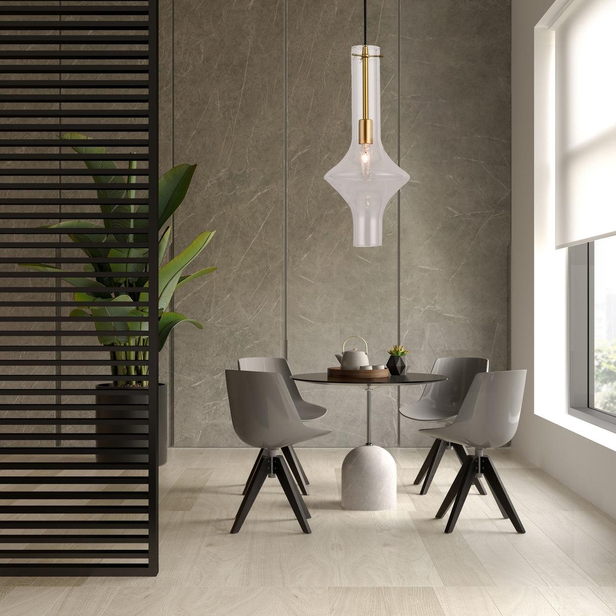 מנורת תלייה רובן זהב דגם| A