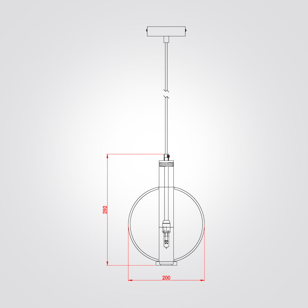 מנורת תלייה גילי פליז| Φ200|Φ280 mm