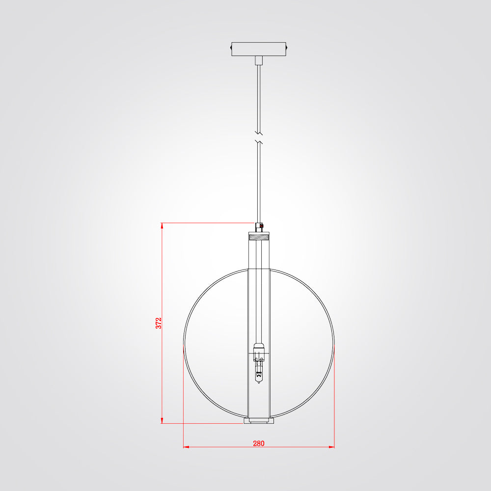 מנורת תלייה גילי פליז| Φ200|Φ280 mm
