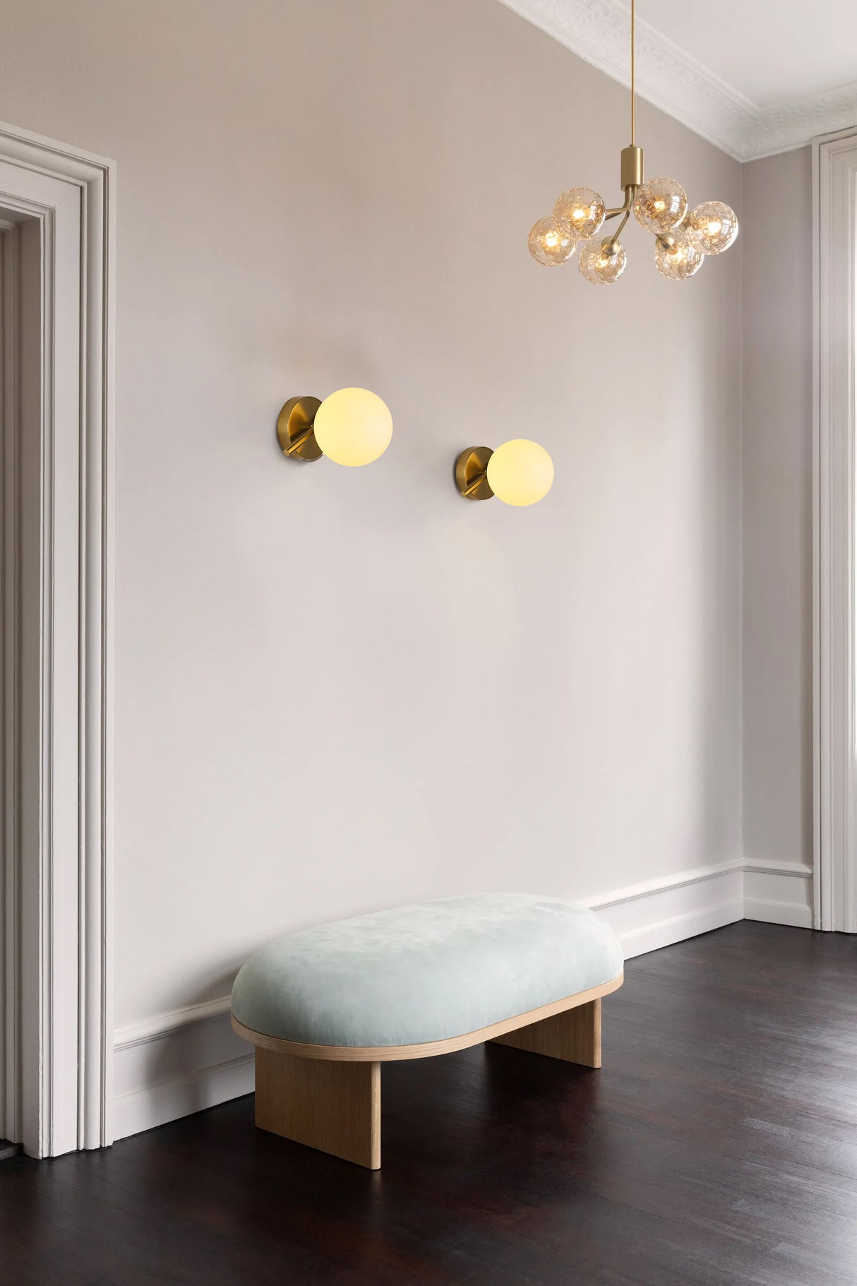 מנורת קיר גורן זהב