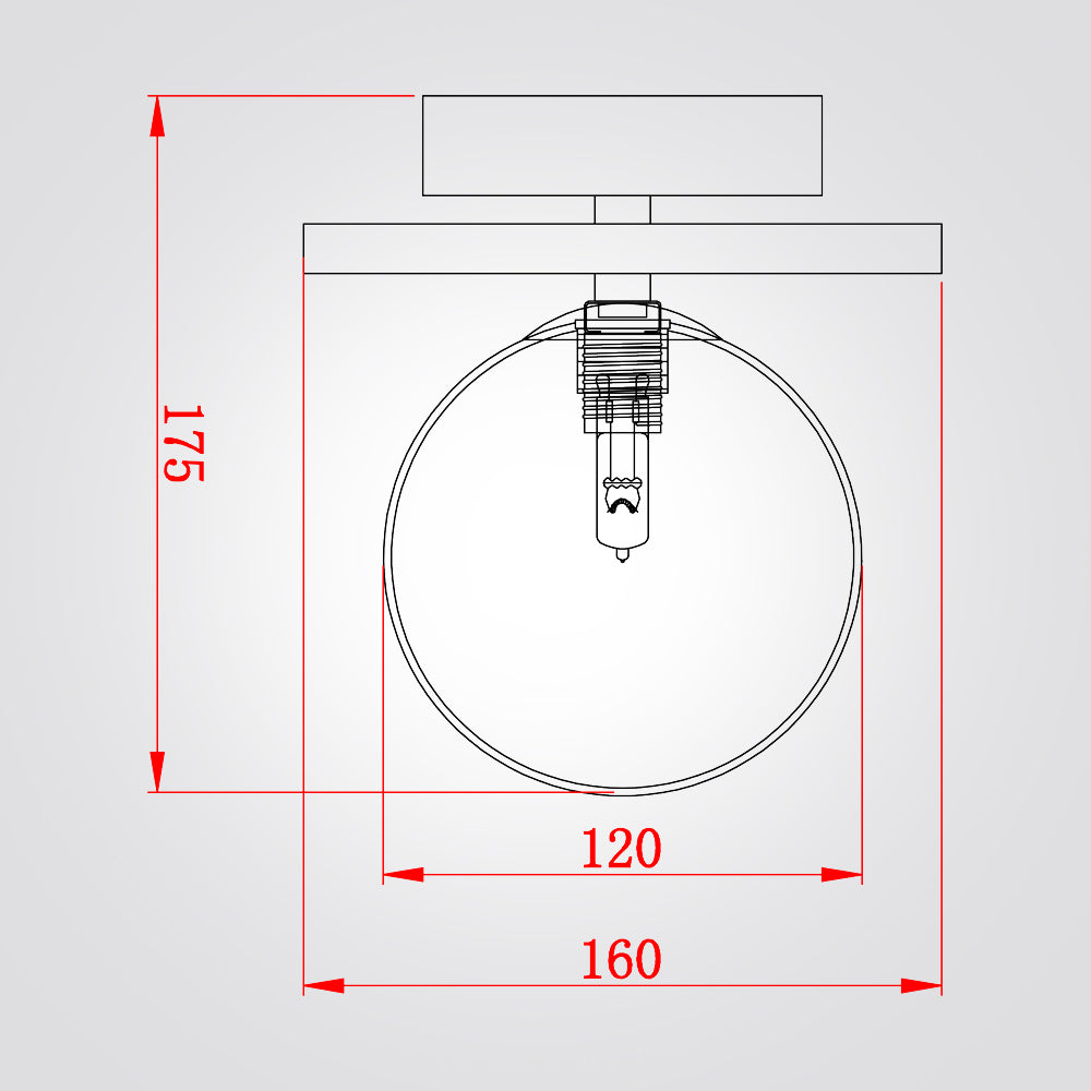 מנורת קיר גורן זהב