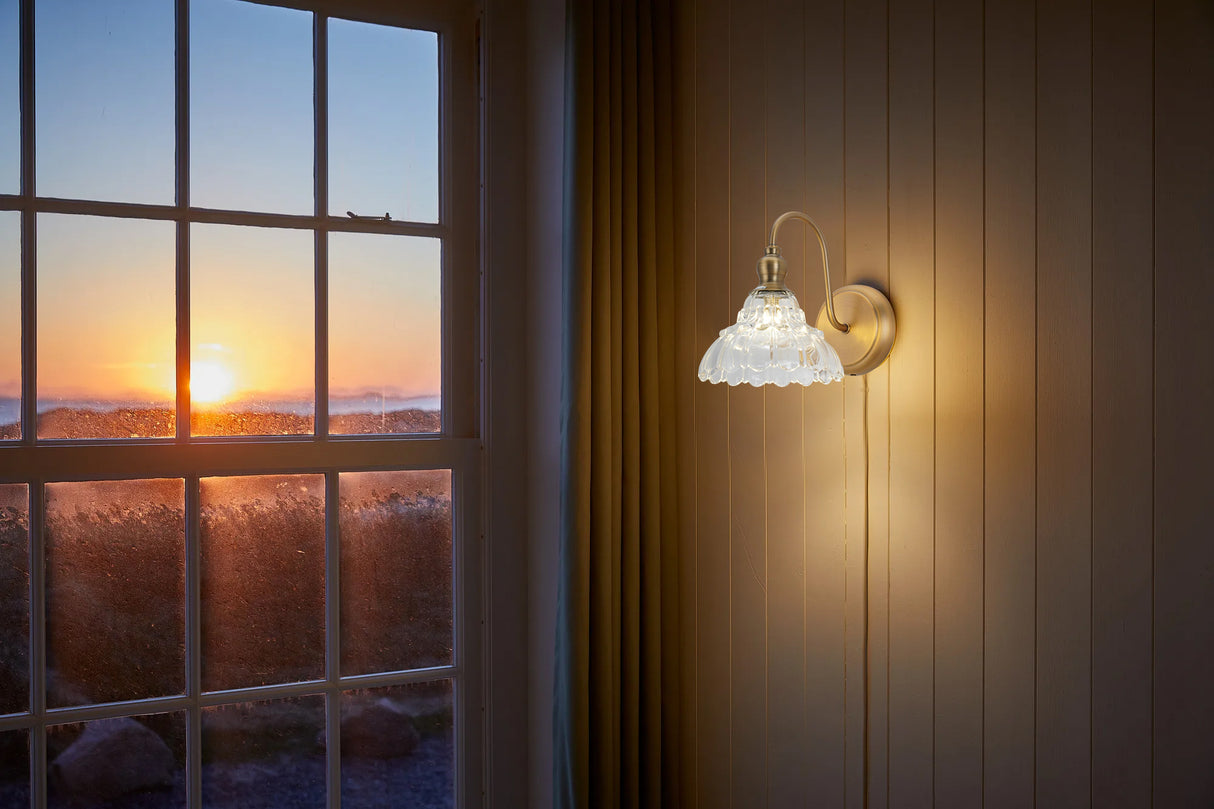 מנורת קיר טל פליז בודד