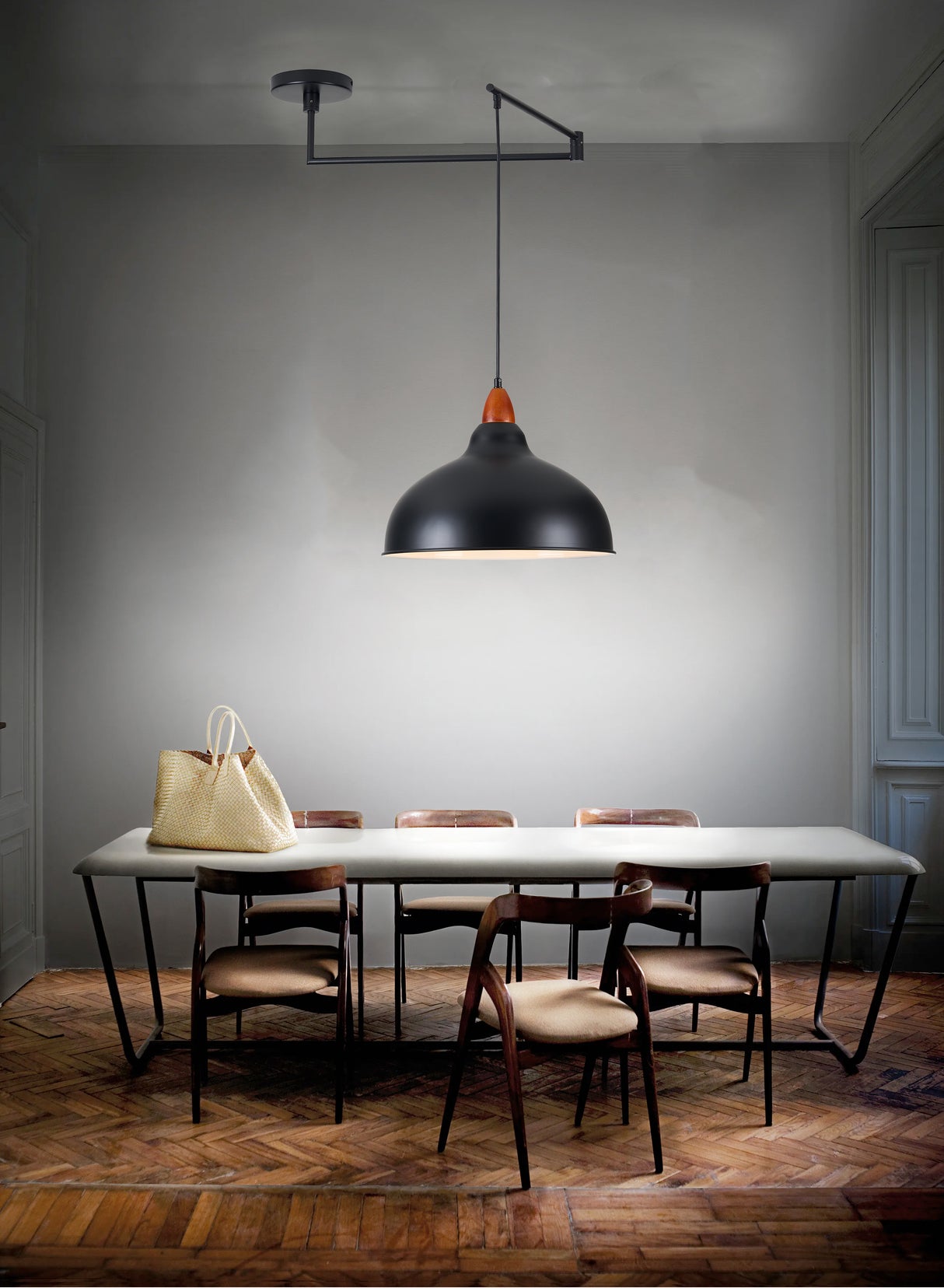 מנורות תלייה שקד זרוע מתכווננת דגם| A