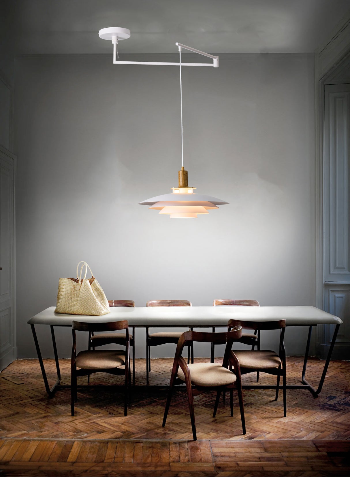 מנורות תלייה שקד זרוע מתכווננת דגם| B