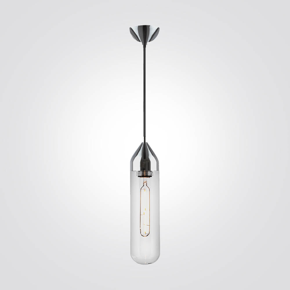 מנורת תלייה סקוט שחור| פליז| כרום