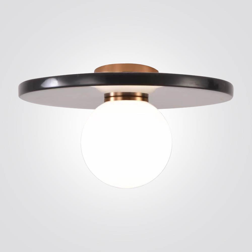 צמוד תקרה שיש שחור סמית קוטר Φ20| Φ30 CM