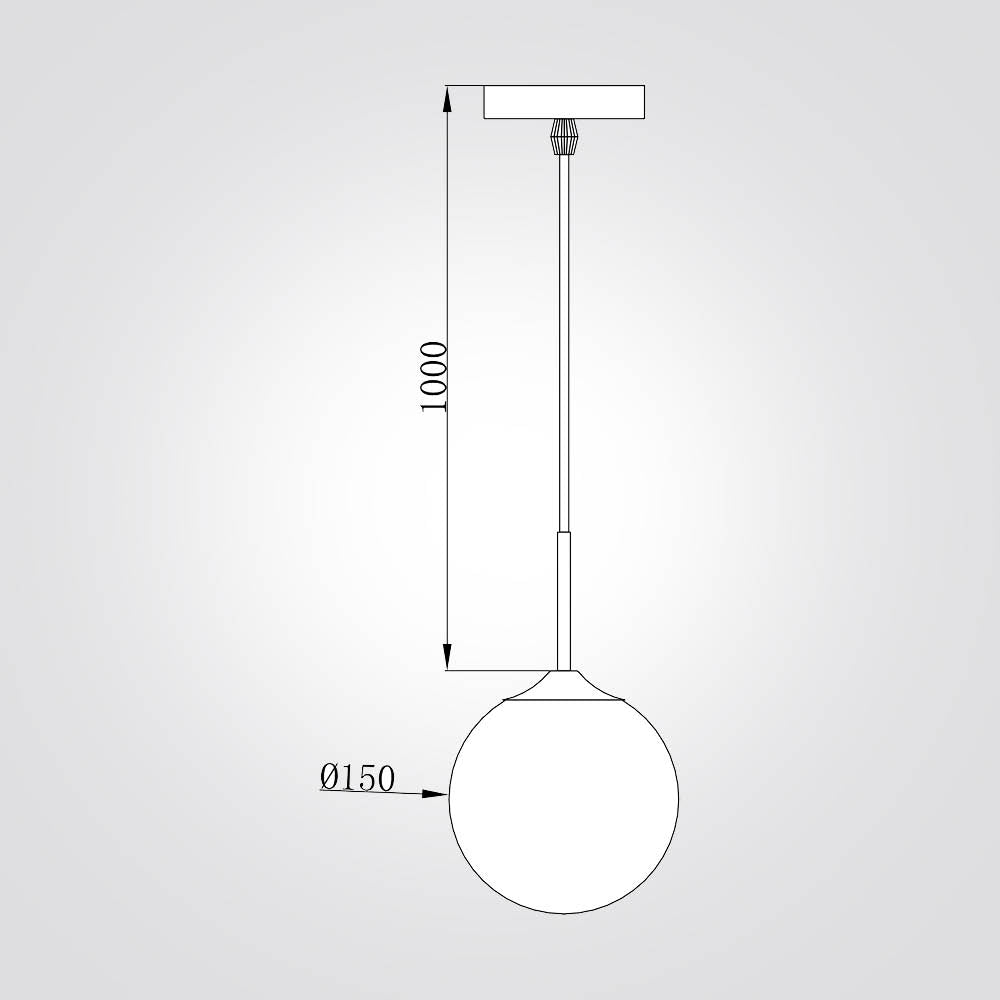 מנורת תלייה אנדריק זהב