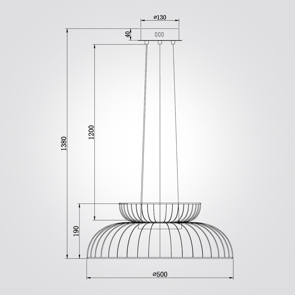 מנורת תלייה נרסיסו לד דגם| A