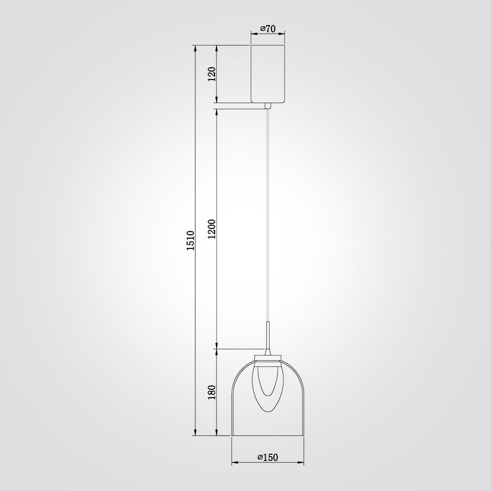 מנורת תלייה ללין לד דגם| A