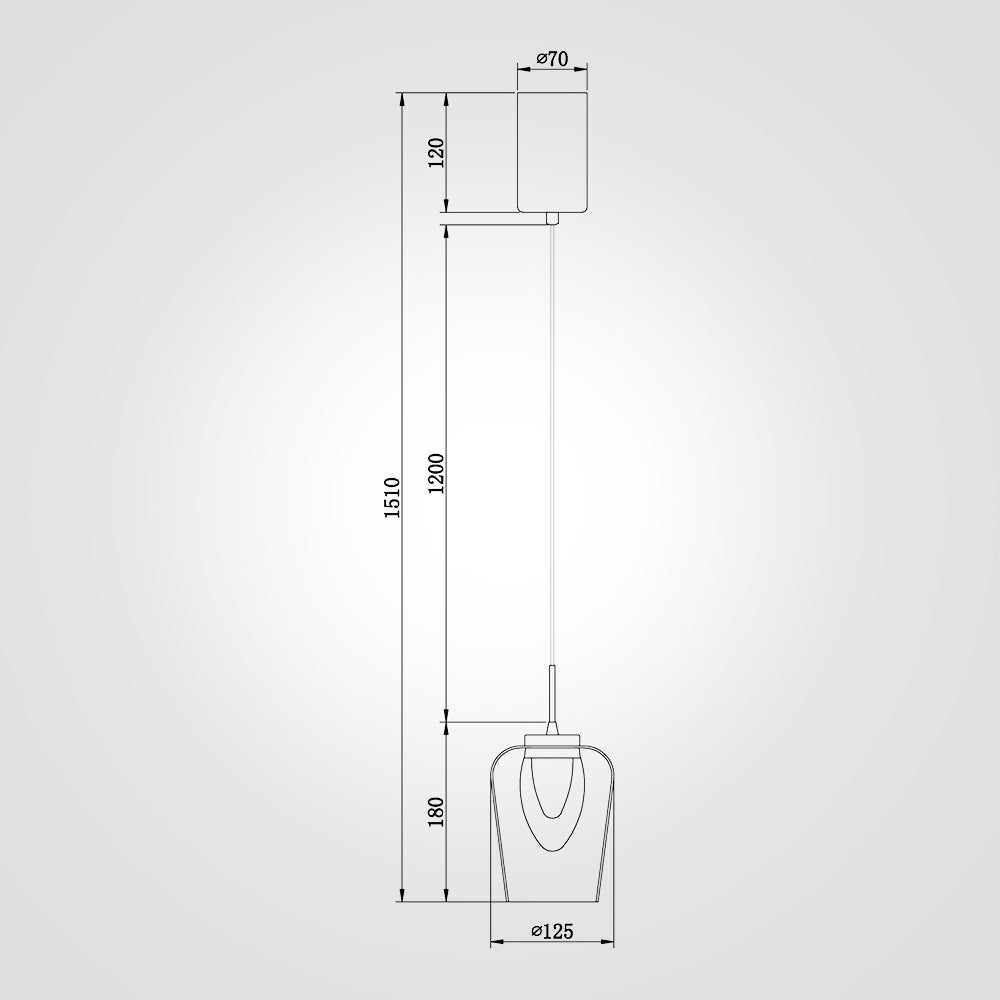 מנורת תלייה ללין לד דגם| B