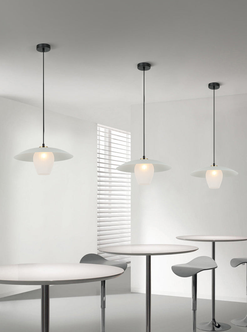 מנורת תלייה שאניל דגם אמבר| לבן