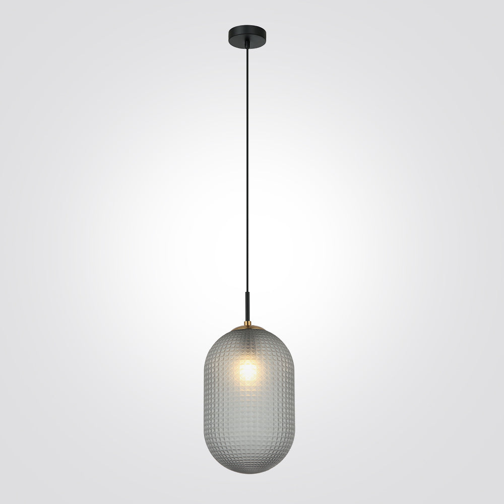 מנורת תלייה גאדור דגם אמבר| לבן| שקוף