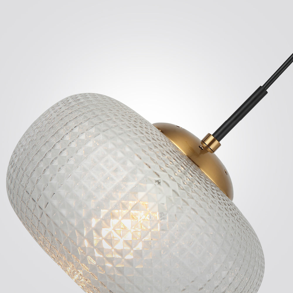 מנורת תלייה אנגל דגם אמבר| לבן| שקוף