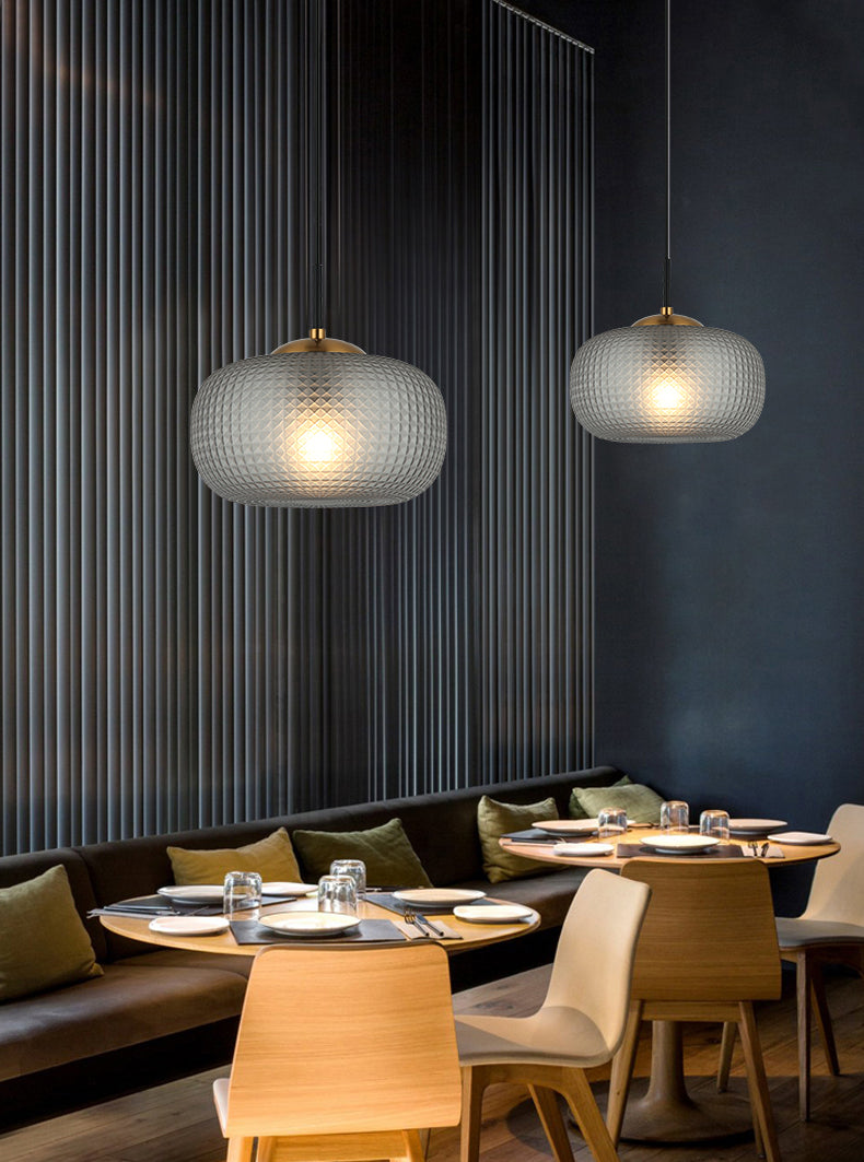 מנורת תלייה אנגל דגם אמבר| לבן| שקוף