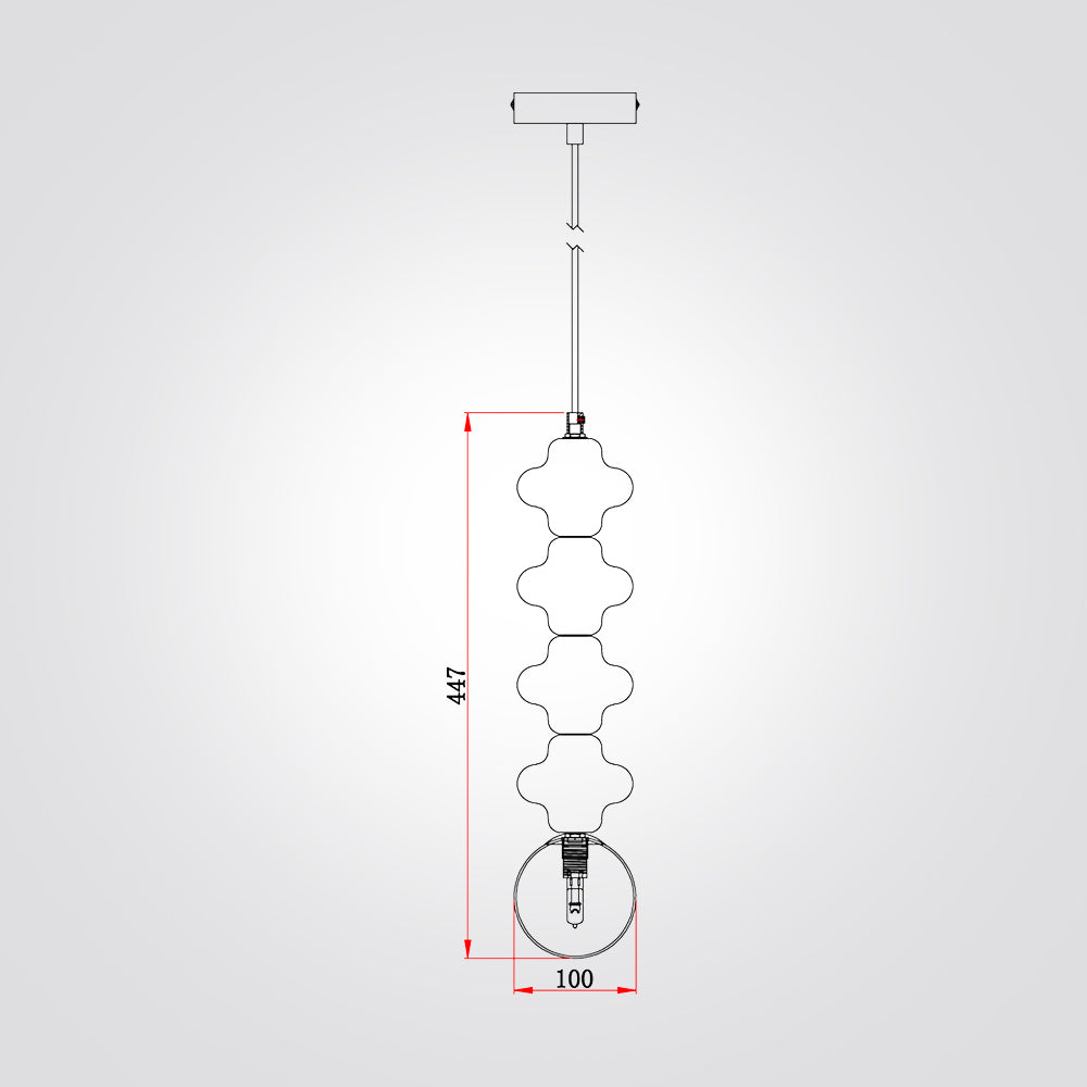 מנורת תליה קרמיקה איזבל