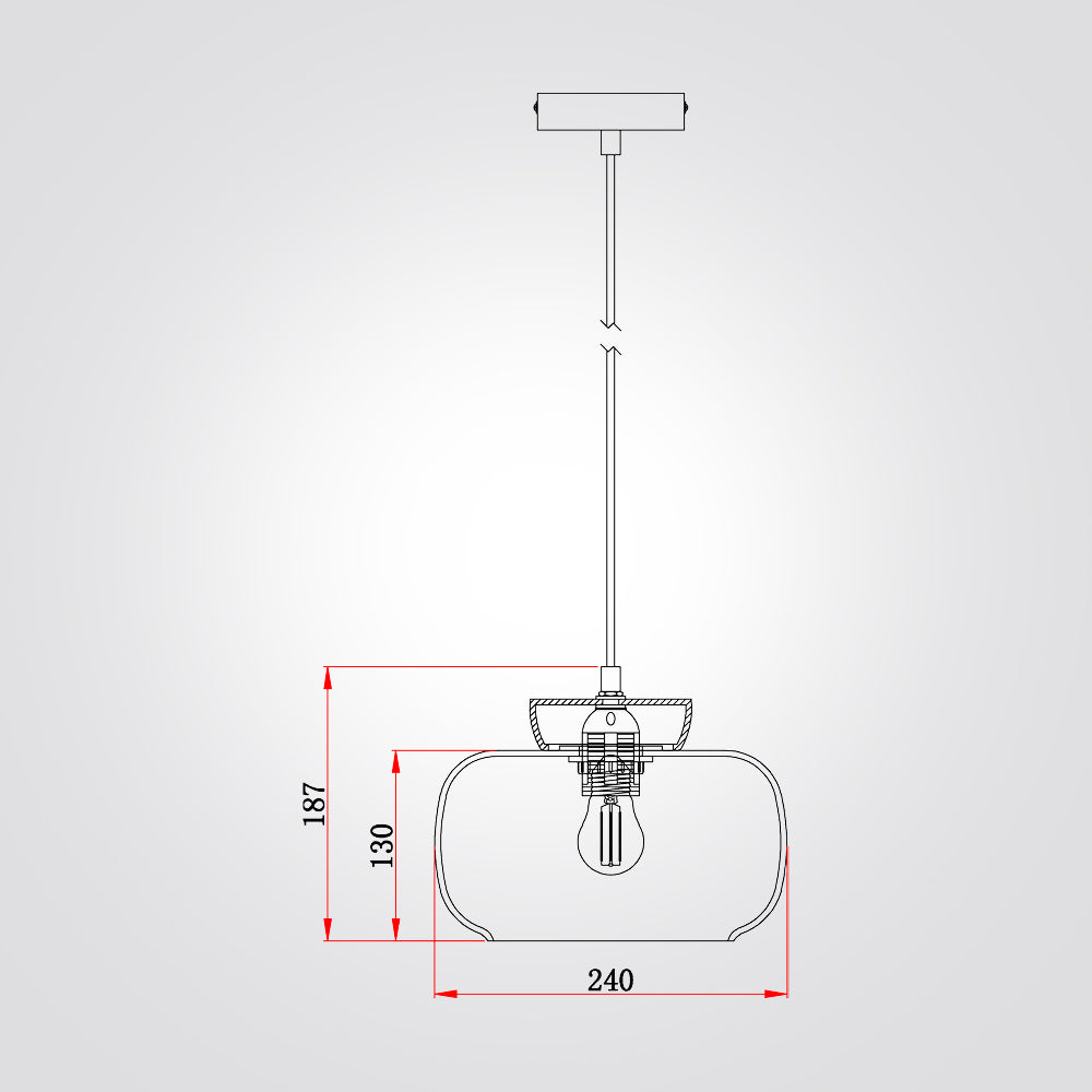 מנורת תליה קרמיקה זארה דגם| C | D