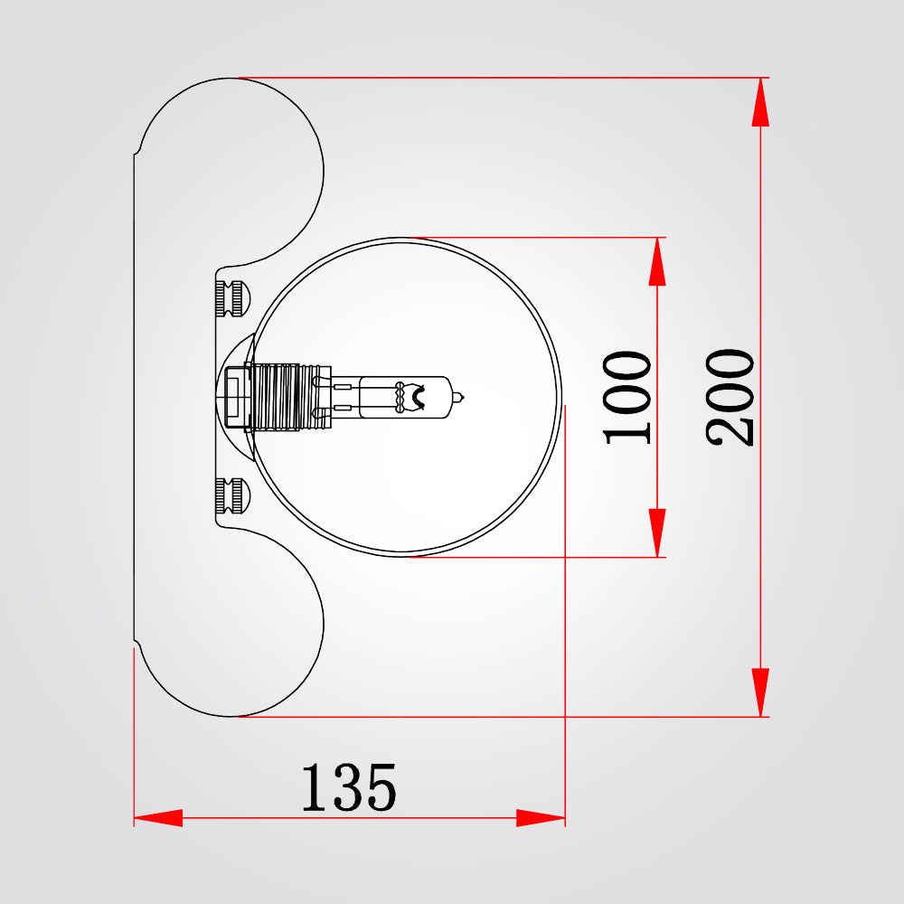 מנורת קיר קרמיקה אוורט
