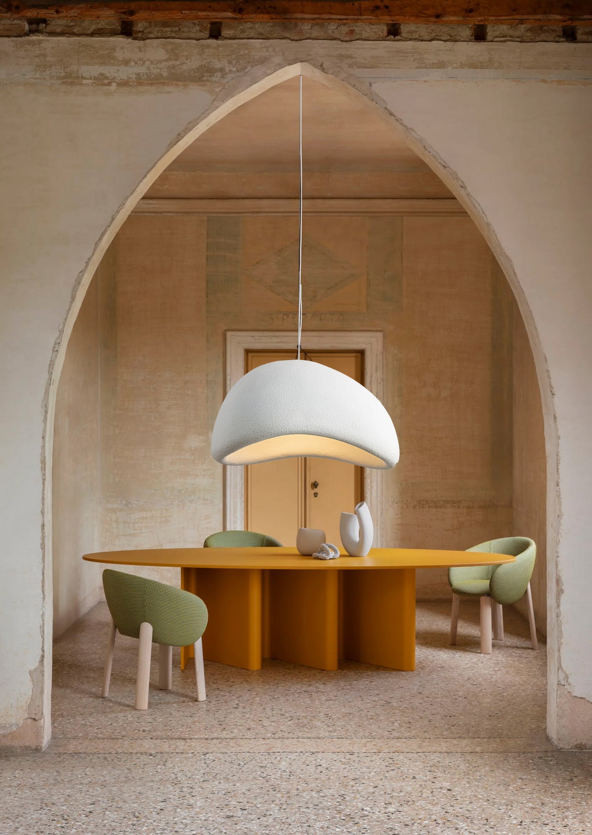 מנורת תליה קסקדה לבן | Φ100 CN