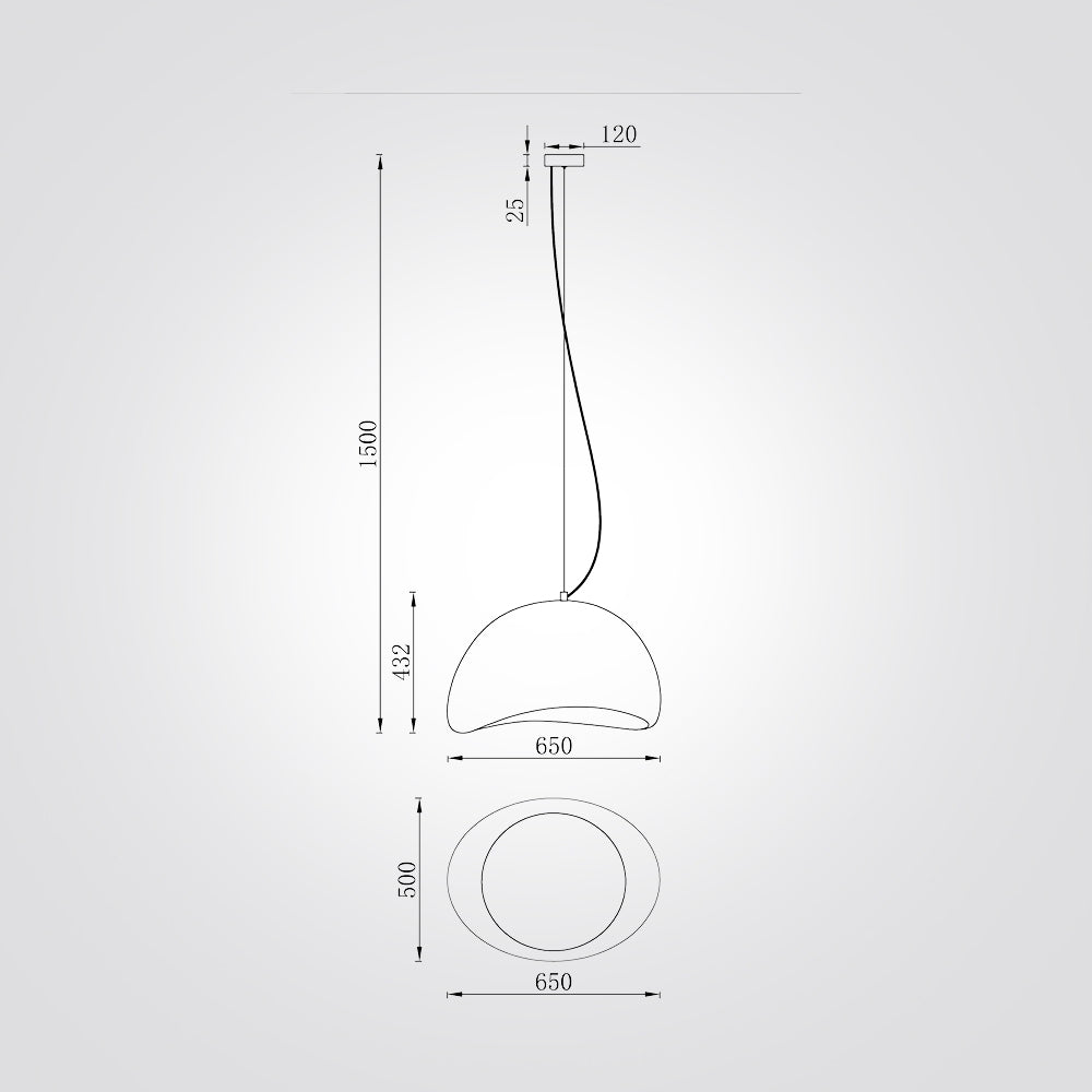 מנורת תליה קסקדה דגם| L