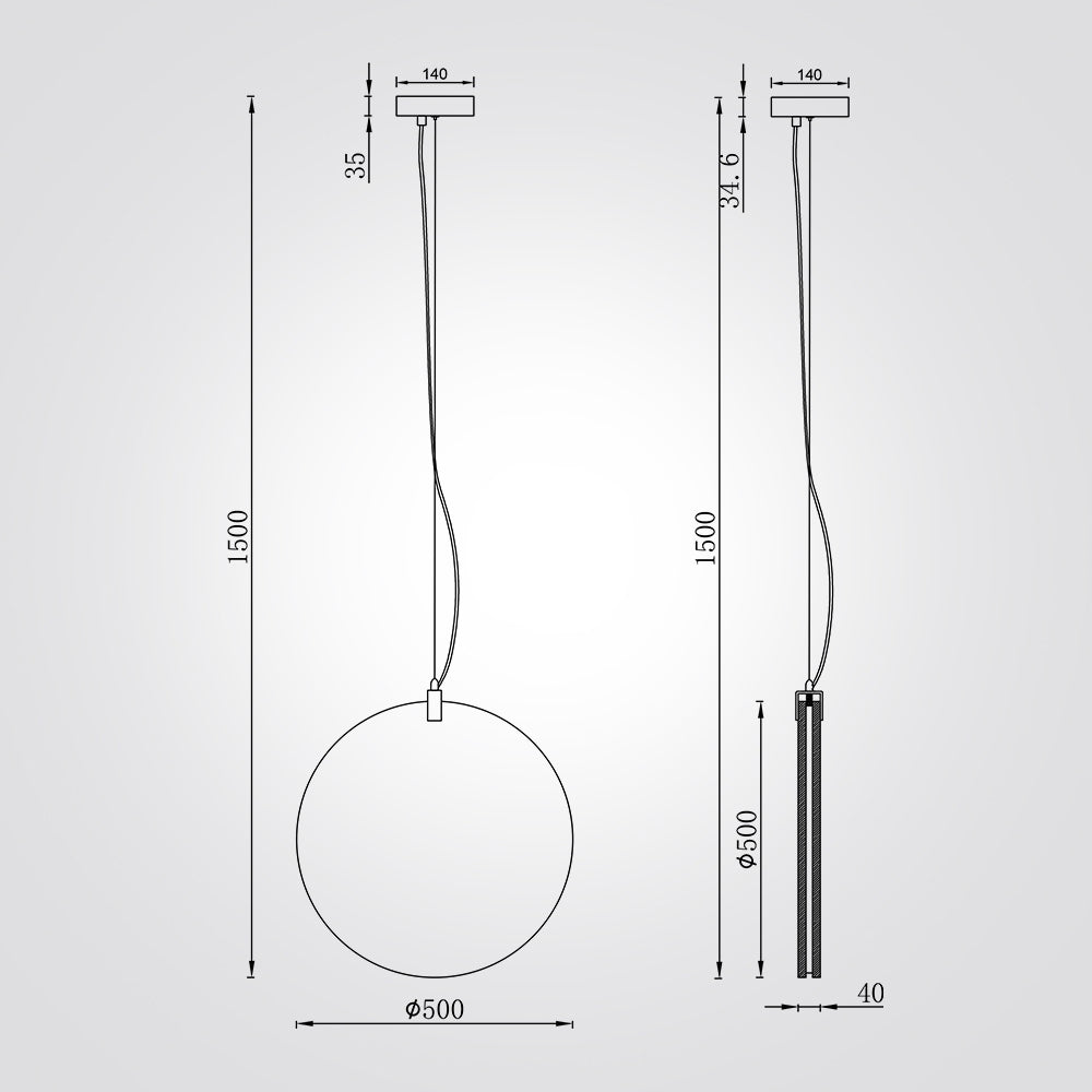 מנורת תלייה הולי אלבסטר Φ50 דגם| A
