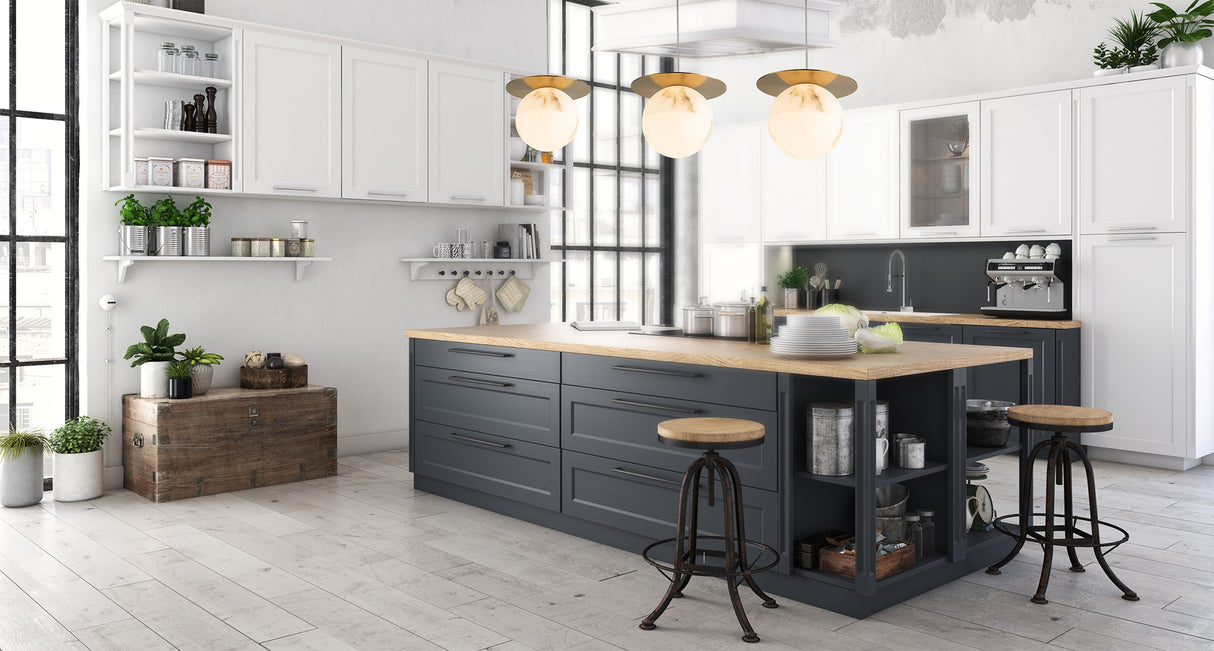 מנורת תלייה אוקלנד אלבסטרי דגם| B