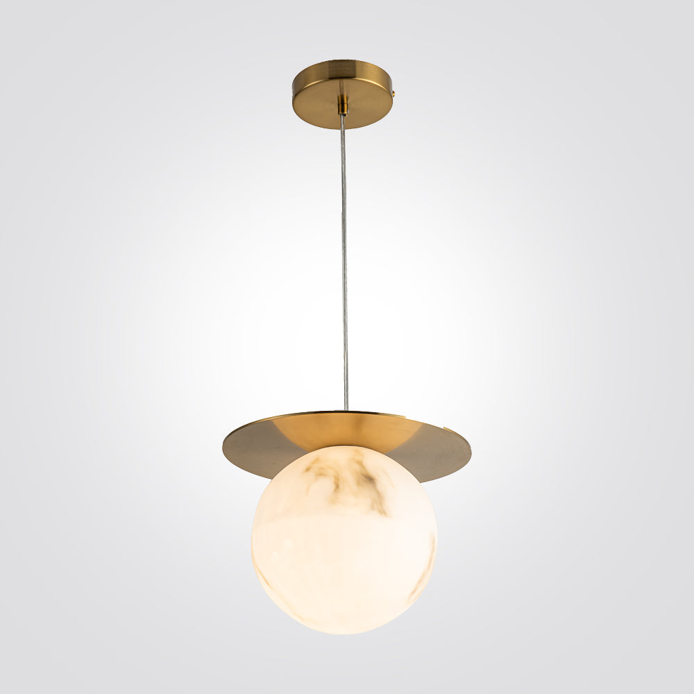 מנורת תלייה אוקלנד אלבסטרי דגם| B